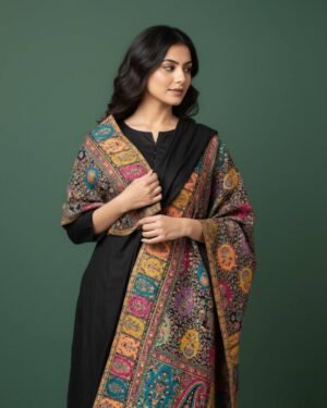 Kani Zari Weaved Pashmina Shawl 8005