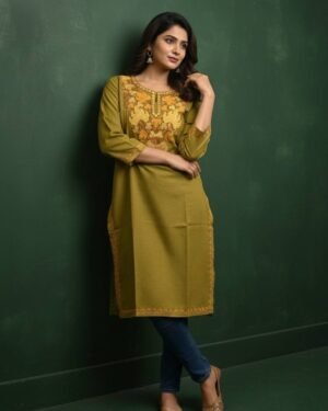 Kashmiri Cotton Kurti 7019