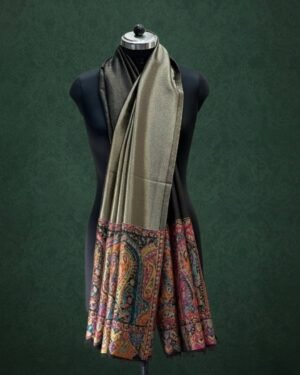 Moonlight Reversible Border Shawl – T000809KH