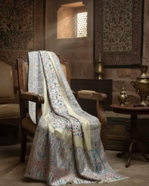 Kani Zari Weaved Pashmina Shawl 8011