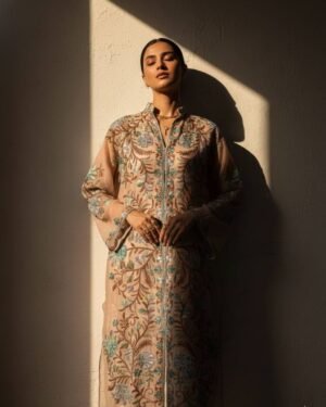 Kashmiri Viscous Chiffon Kurti