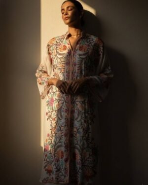 Kashmiri Viscous Chiffon Kurti
