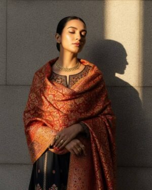 Kani Weaved Shawl – T001030KH