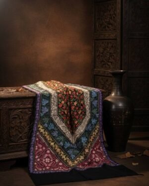 Hand Assisted Aari Shawl – T001055KH