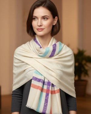 Fine Pashmina Weaved European Style Shawl