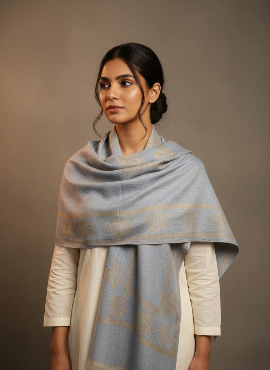 Finely Weaved Shawl – T001118KH