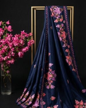 Hand Assisted Kashmiri Aari Work Saree