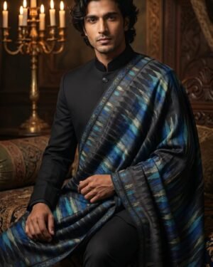 Ikkat Men’s Shawl