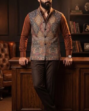 New Men’s Waistcoat – 2026 Collection, Size L