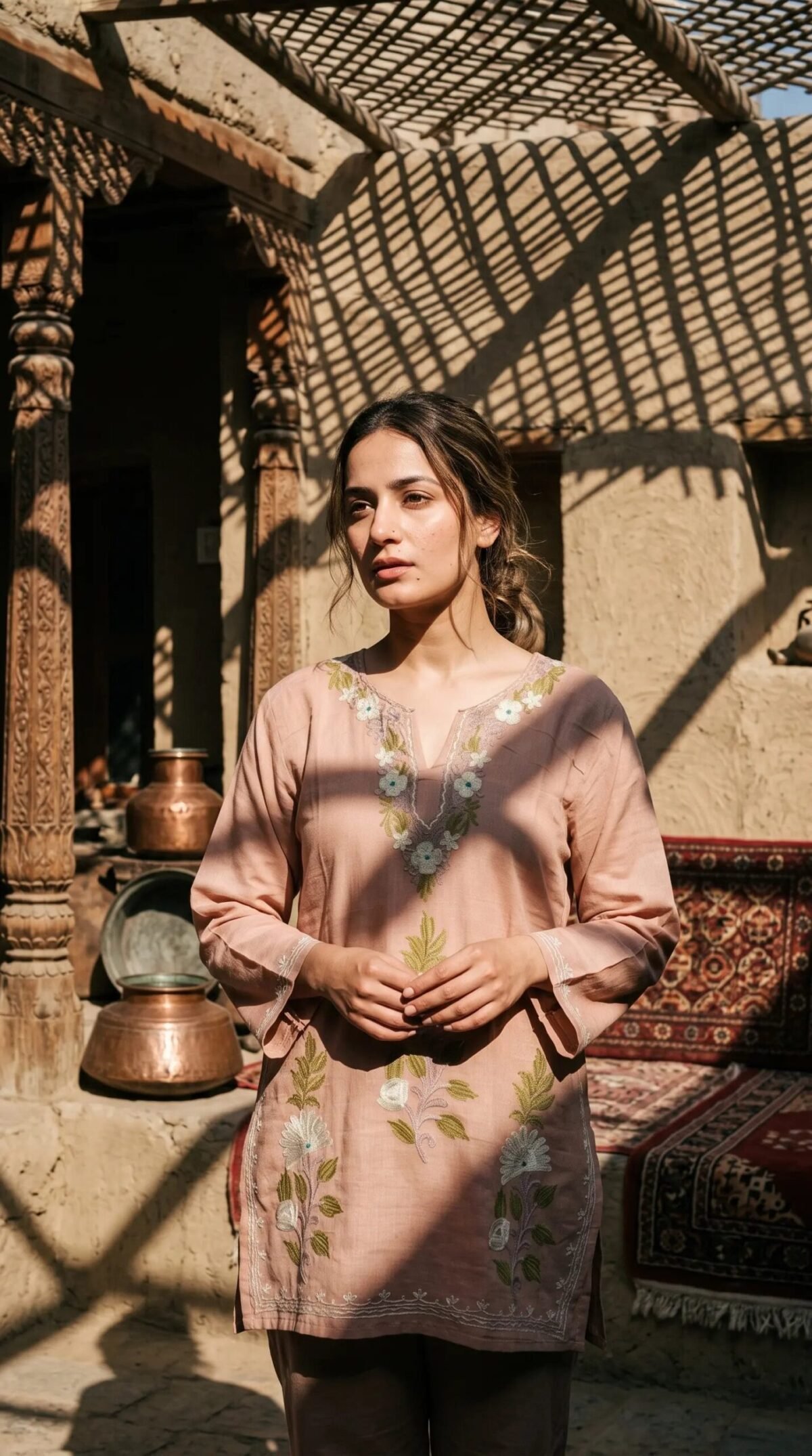 Finely Weaved Shawl – T001118KH