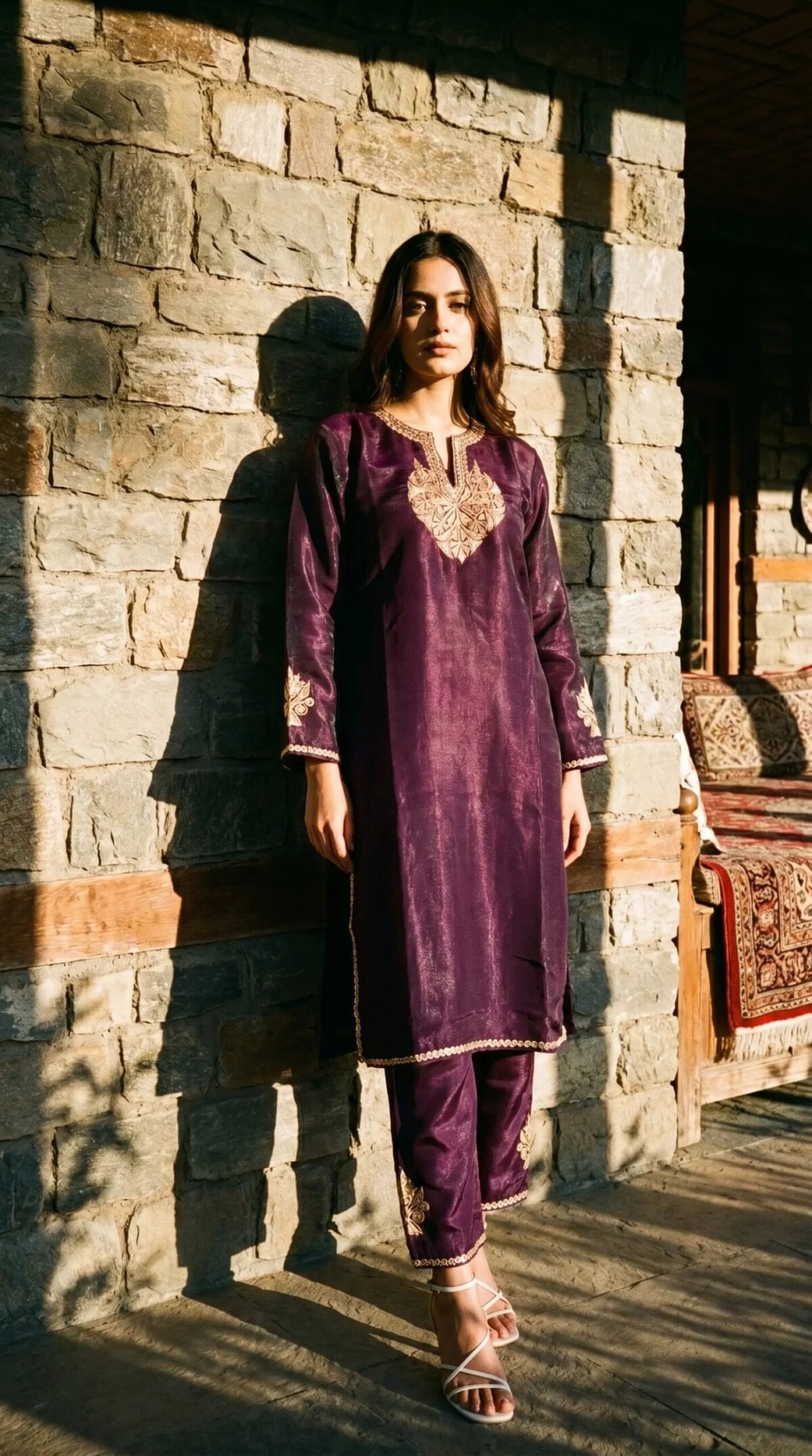 Finely Weaved Shawl – T000803KH