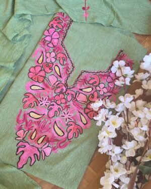 Hand Assisted Aari Three-piece Set