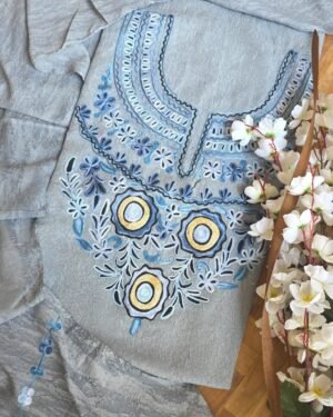 Hand Assisted Aari Three-piece Set
