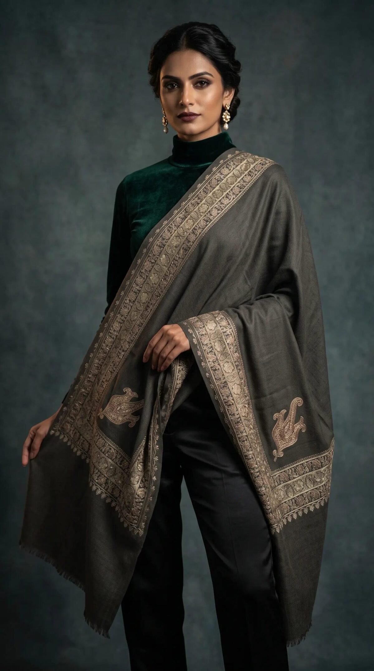 Finely Weaved Shawl – T000803KH