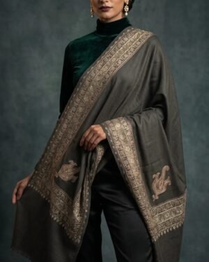 Aari Embroidered Premium Shawl