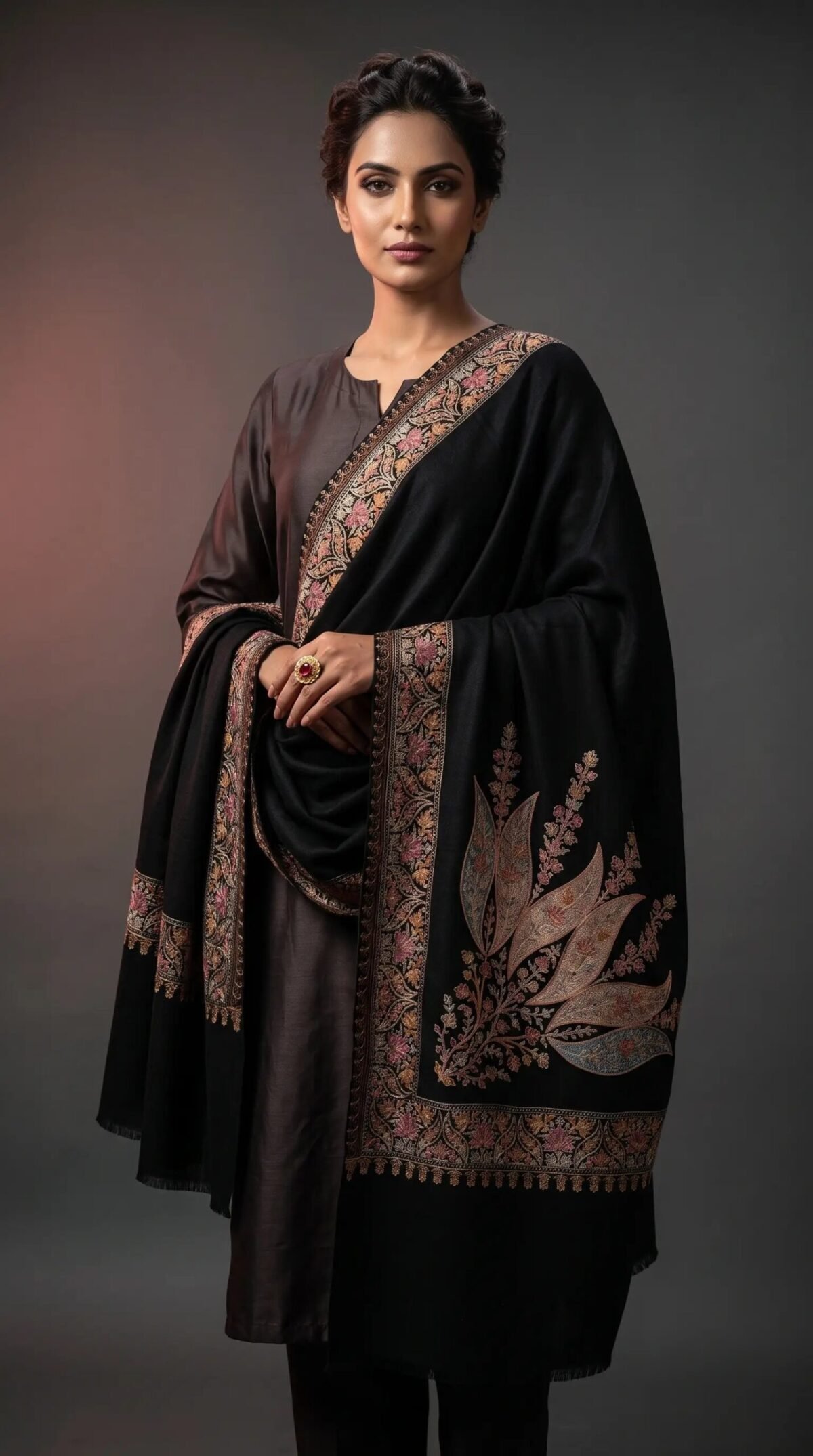 Finely Weaved Shawl – T000803KH