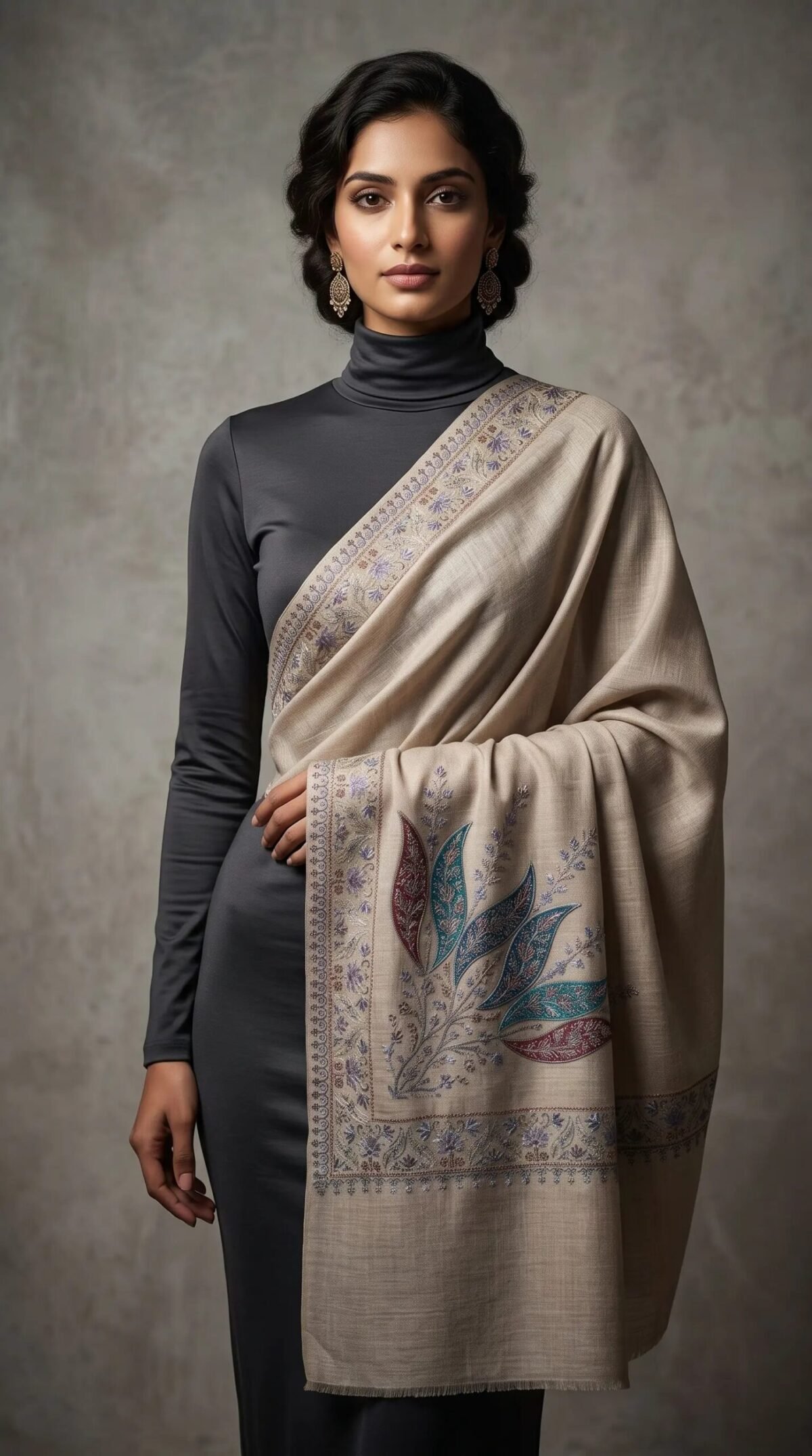 Finely Weaved Shawl – T000803KH