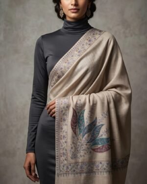 Aari Embroidered Premium Shawl