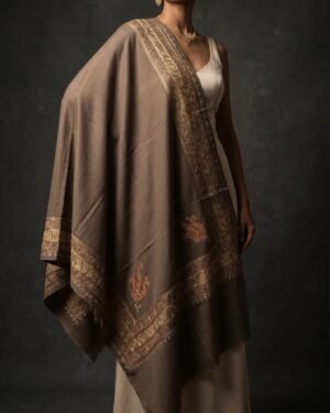 Aari Embroidered Premium Shawl