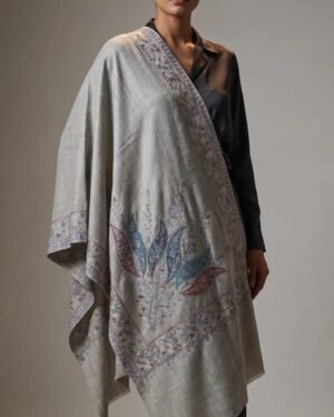 Aari Embroidered Premium Shawl