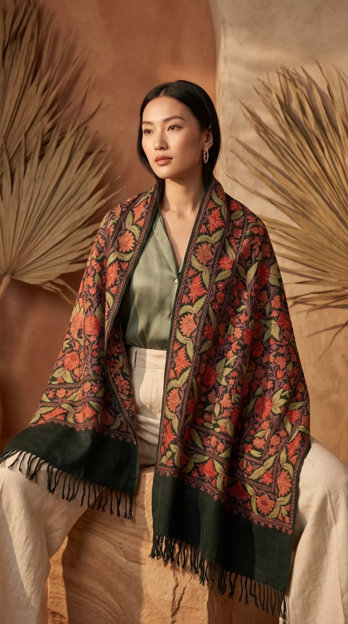 Finely Weaved Shawl – T000805KH