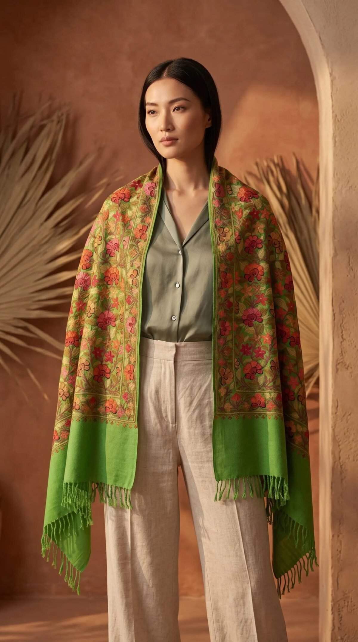 Finely Weaved Shawl – T000805KH