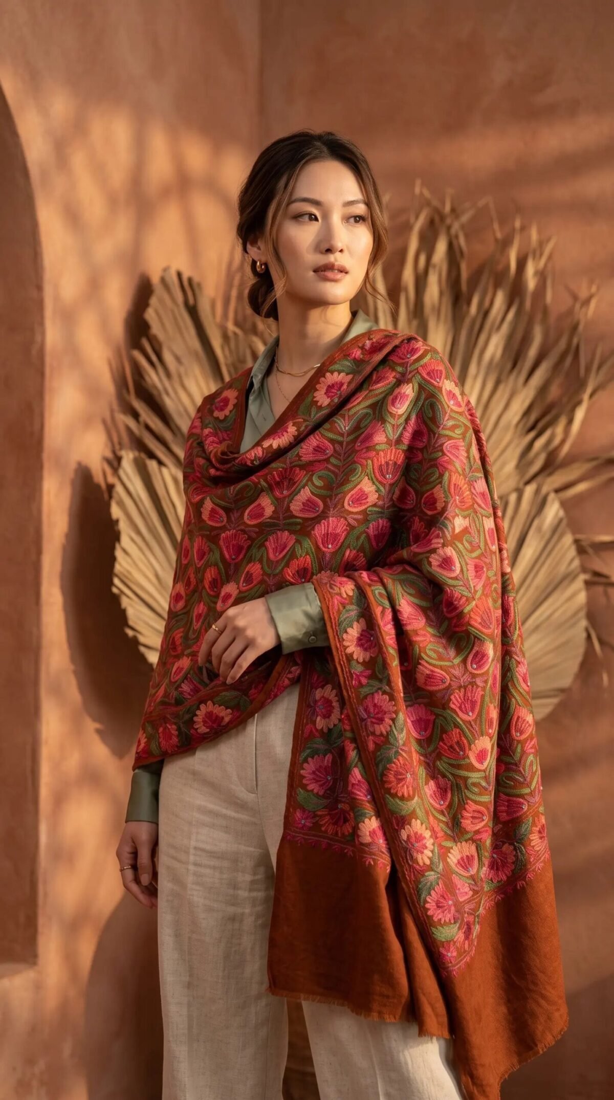 Finely Weaved Shawl – T000805KH
