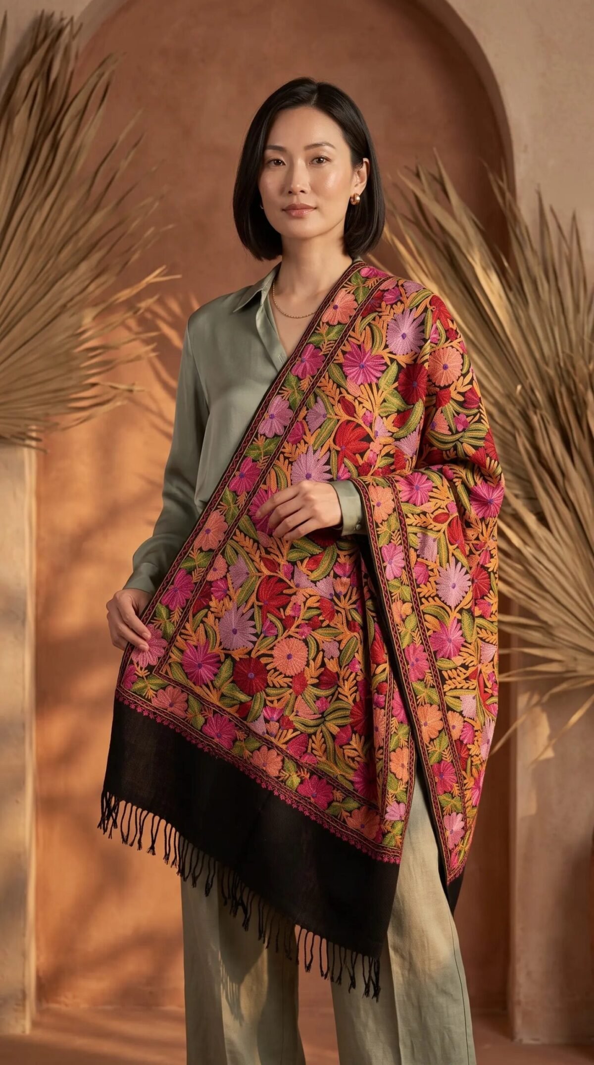 Finely Weaved Shawl – T000805KH