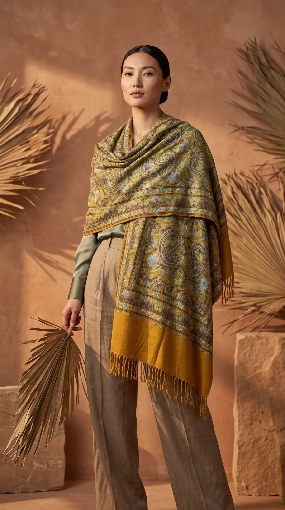 Finely Weaved Shawl – T000805KH