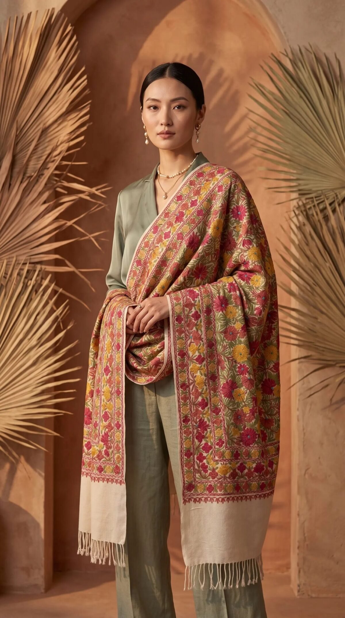Finely Weaved Shawl – T000805KH