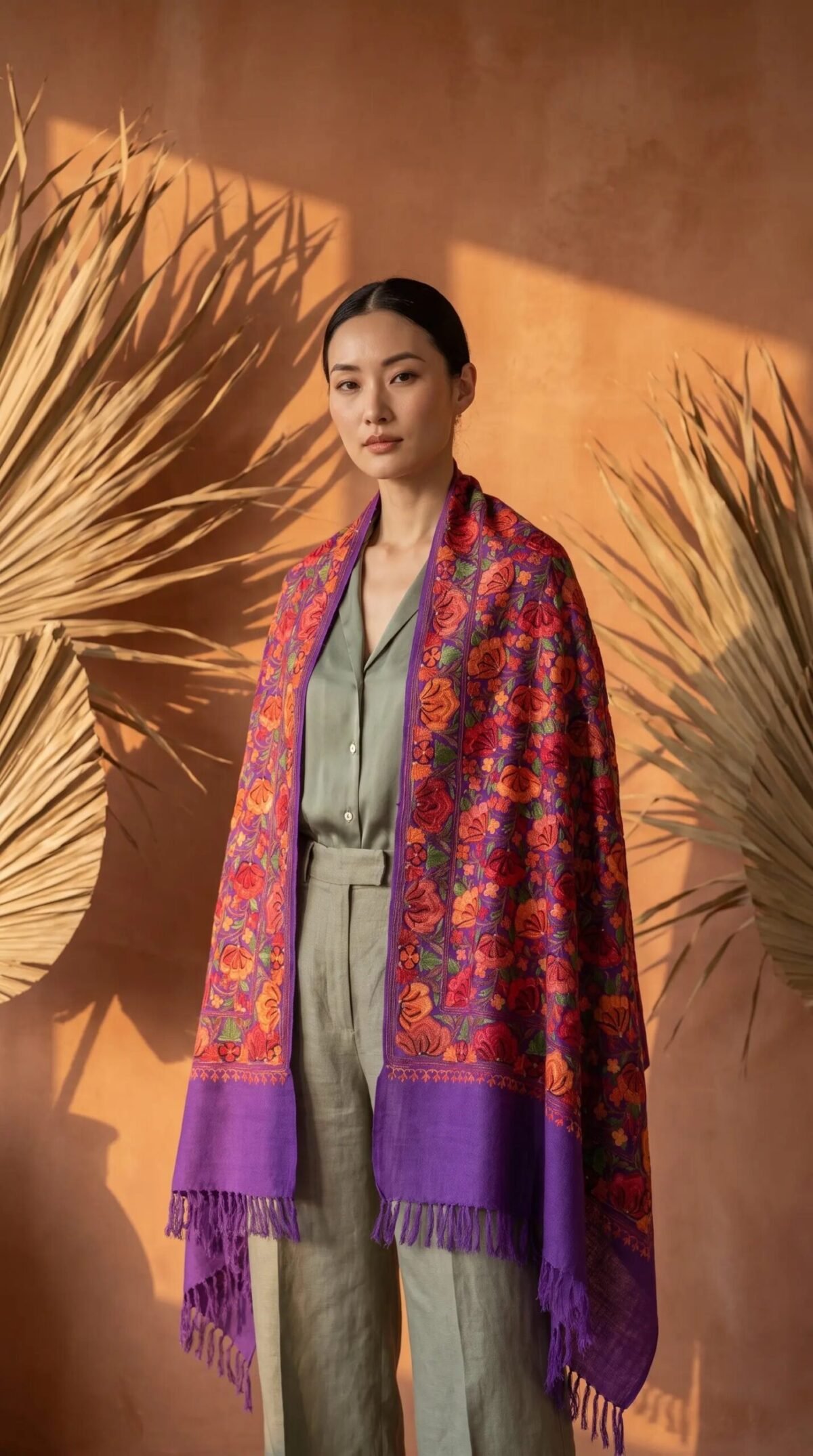 Finely Weaved Shawl – T000805KH