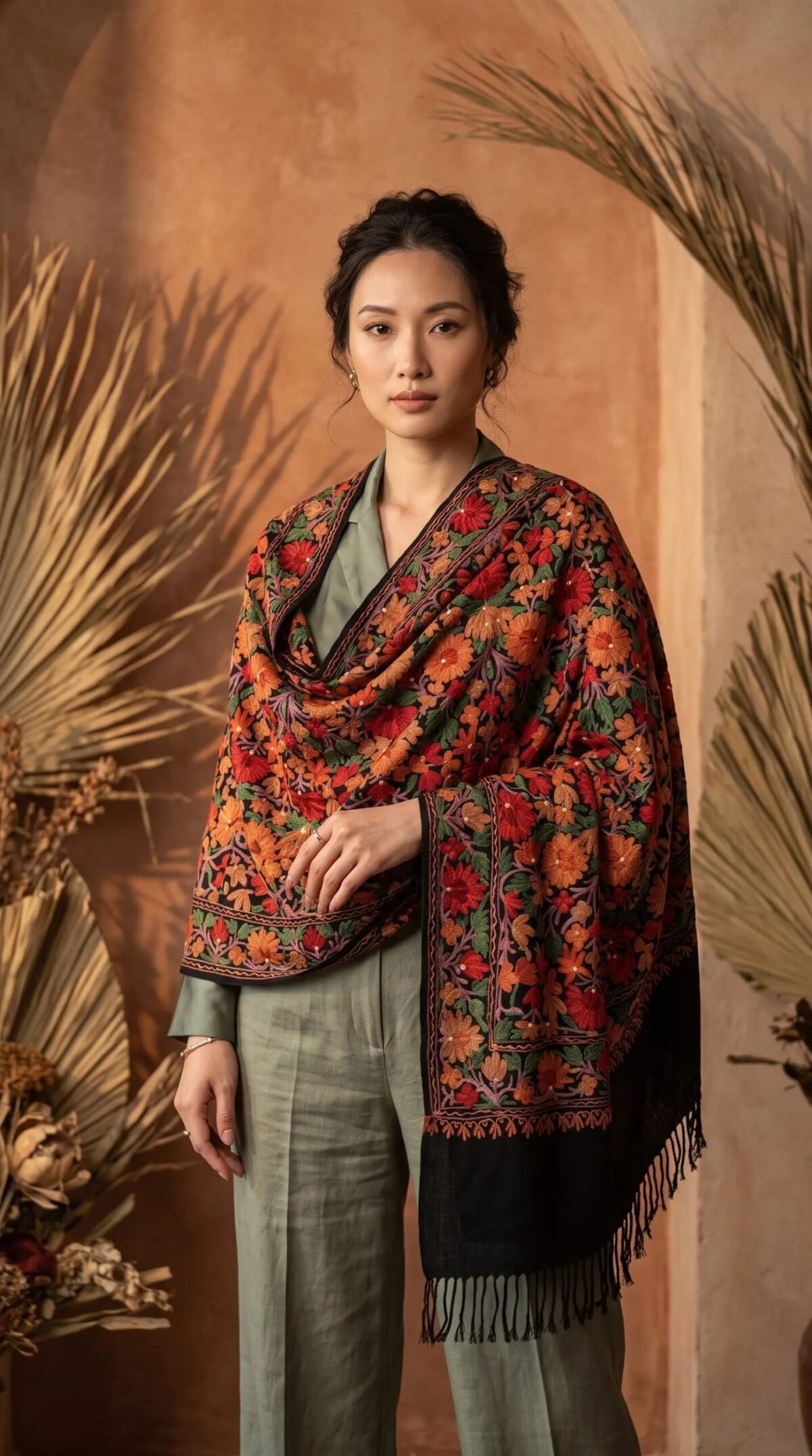 Finely Weaved Shawl – T000805KH