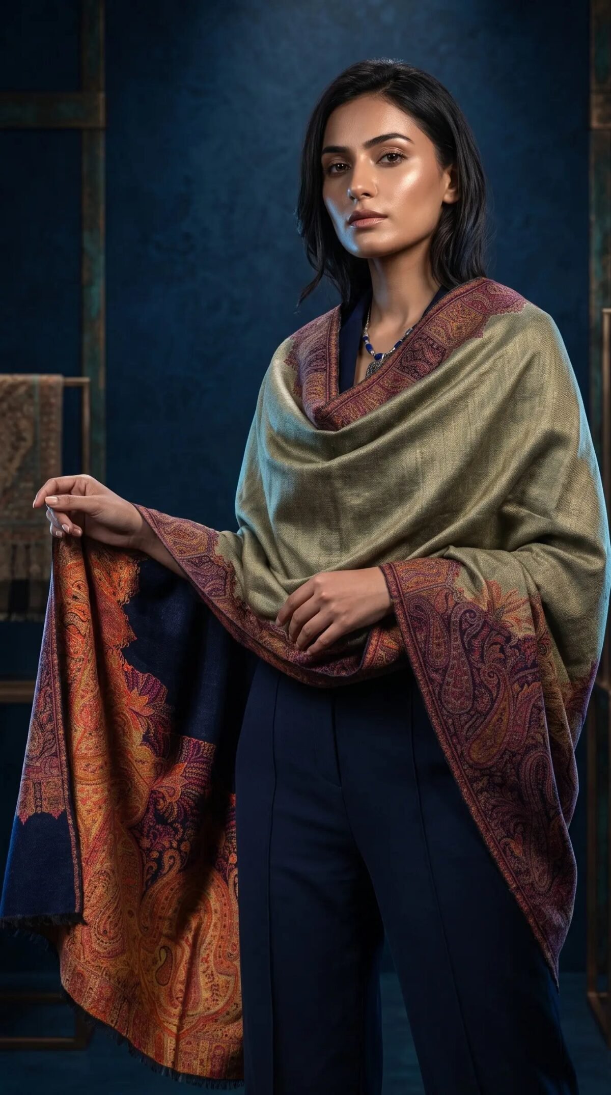 Finely Weaved Shawl – T000803KH
