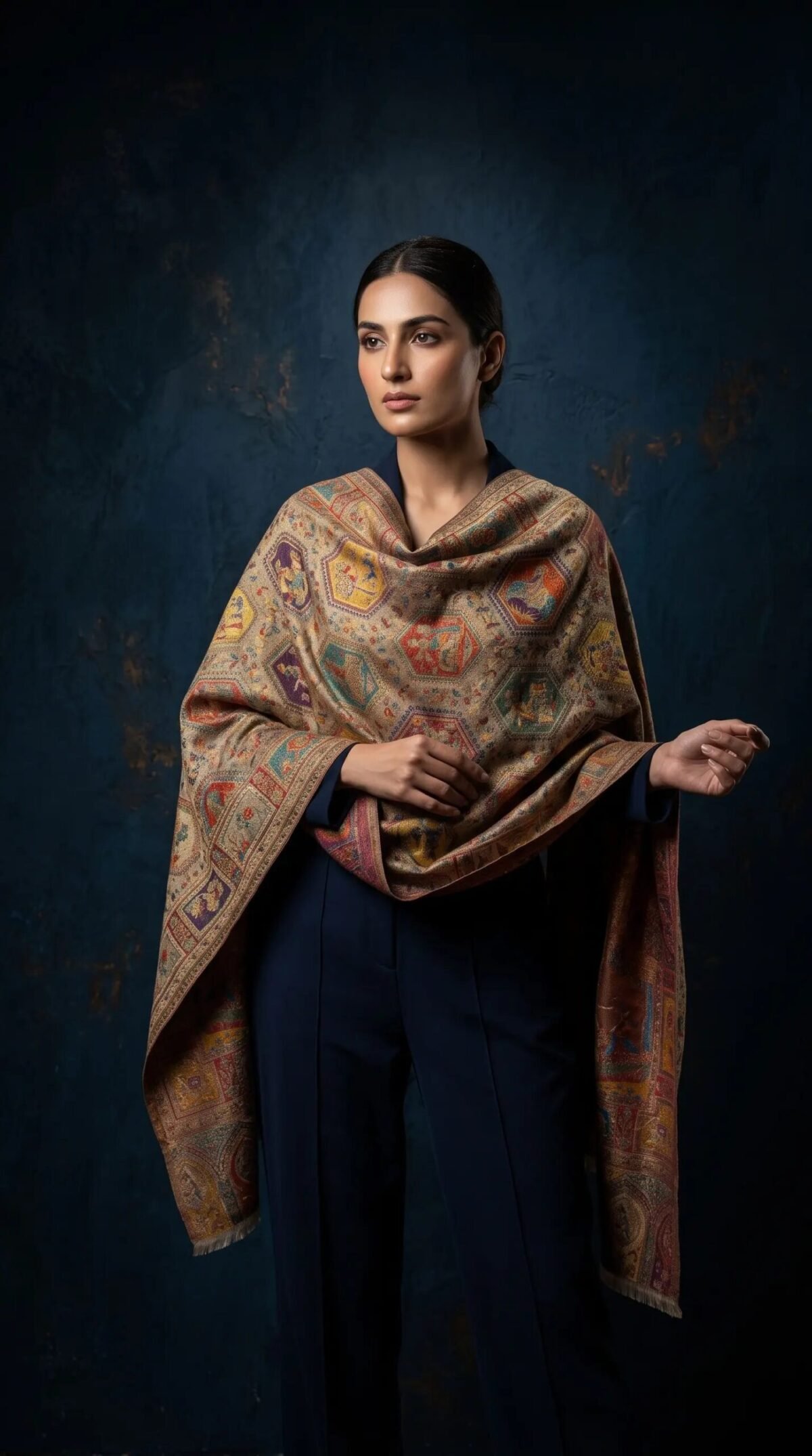 Finely Weaved Shawl – T000803KH