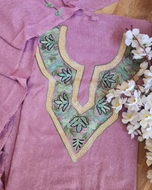 Hand Assisted Aari Three-piece Set