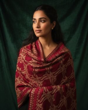 Aari Embroidered Big Shawl