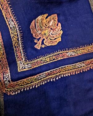 Sozni Hand Embroidered Toosh Pashmina Unisex Shawl