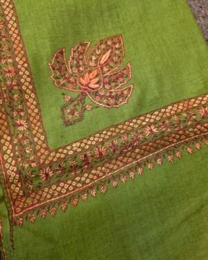 Sozni Hand Embroidered Toosh Pashmina Unisex Shawl