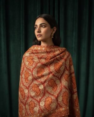 Aari Embroidered Big Shawl