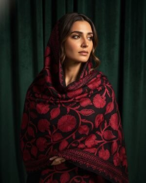 Aari Embroidered Big Shawl