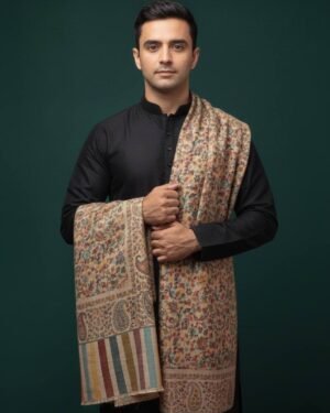 Premium Kani Weaved Shawl for Him