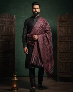 Heeramandi Inspired Shawl For Him V2.0