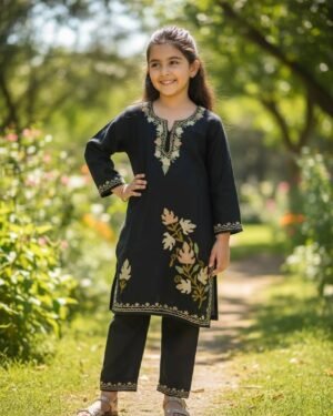 Kids Kashmiri Aari Coordset 10 – 12 Year Old