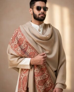 Premium Kani Weaved Shawl For Him