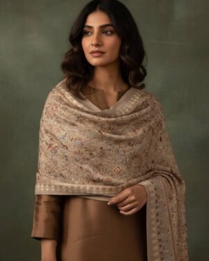 Aari Embroidered Big Size Shawl