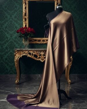 Moonlight Purple Copper Reversible Big Shawl – T002154KH