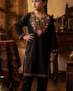 Kids Kashmiri Aari Coordset – T001787KH