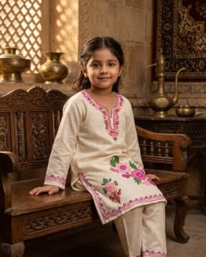 Kids Kashmiri Aari Coordset 6 – 8 Year Old
