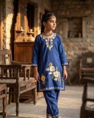 Kids Kashmiri Aari Coordset – T001795KH