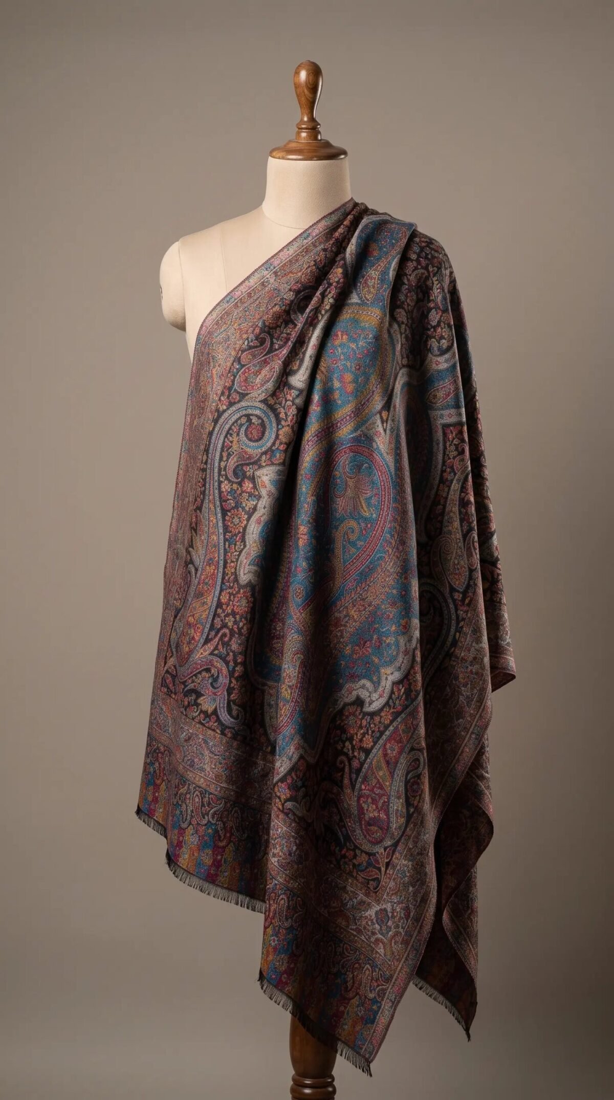 Black Golden Premium Shawl – T001687KH